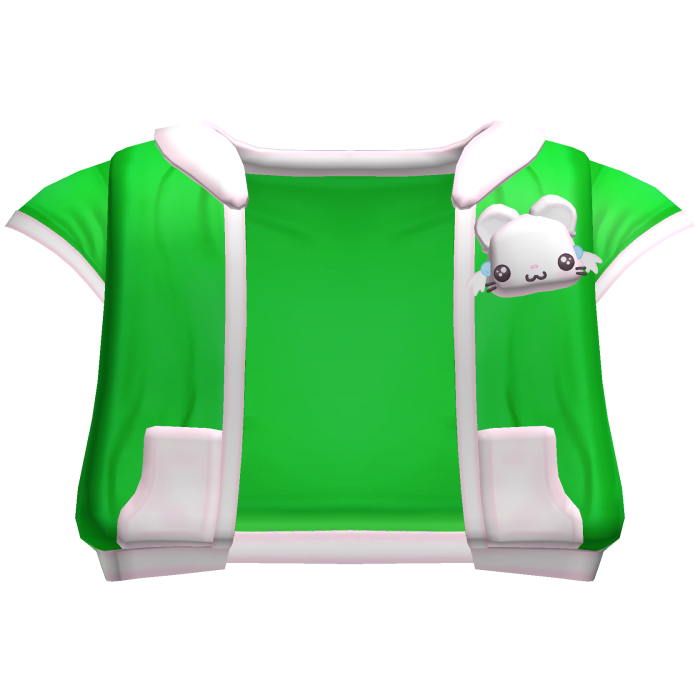 ♡ kawaii bijou hamster green tracksuit jacket 