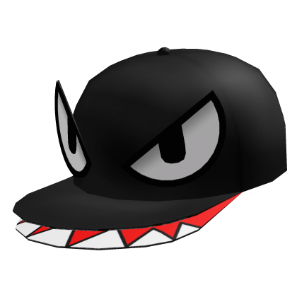 Big black shark cap
