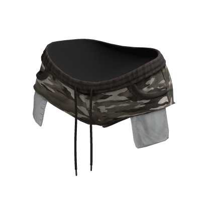 Graphic Micro Sweatshorts (Camo)