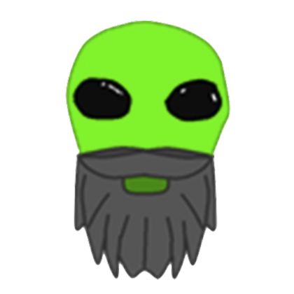 Bearded Alien (Cartoon) Roblox decal