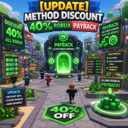 [UPDATE] Method Discount 40% Robux Payback