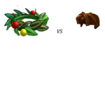 Bacon's VS Salad Hair