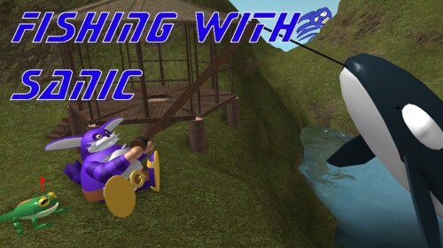 Fishing with Sanic the Hurdgeheg