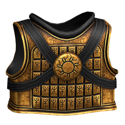 Gold Mongolian Armor Chestplate
