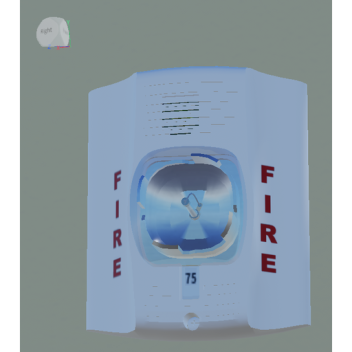 Cabin house with fire alarms 