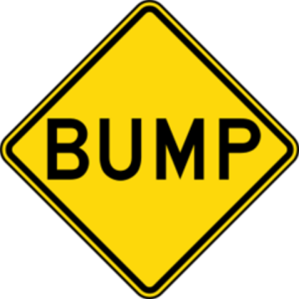 Bump Sign Roblox decal