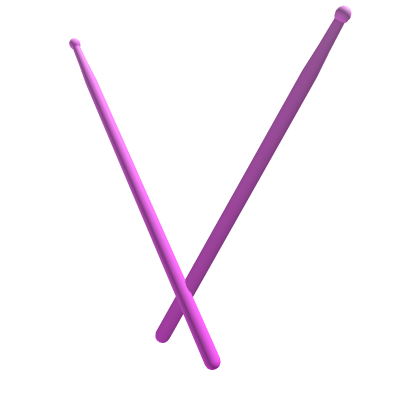Pink Drum Sticks - Royal Blood