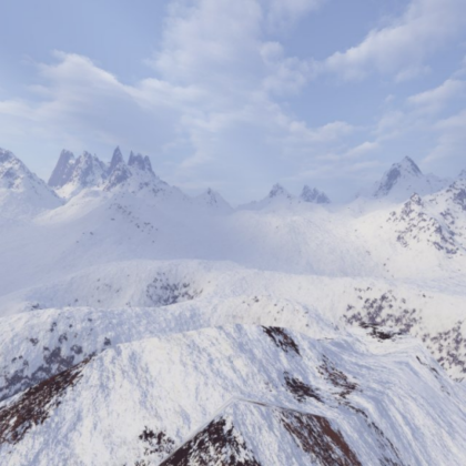 🌟 [New!] Snowy Mountains Skybox