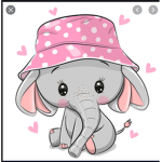 Ellie the baby elephant