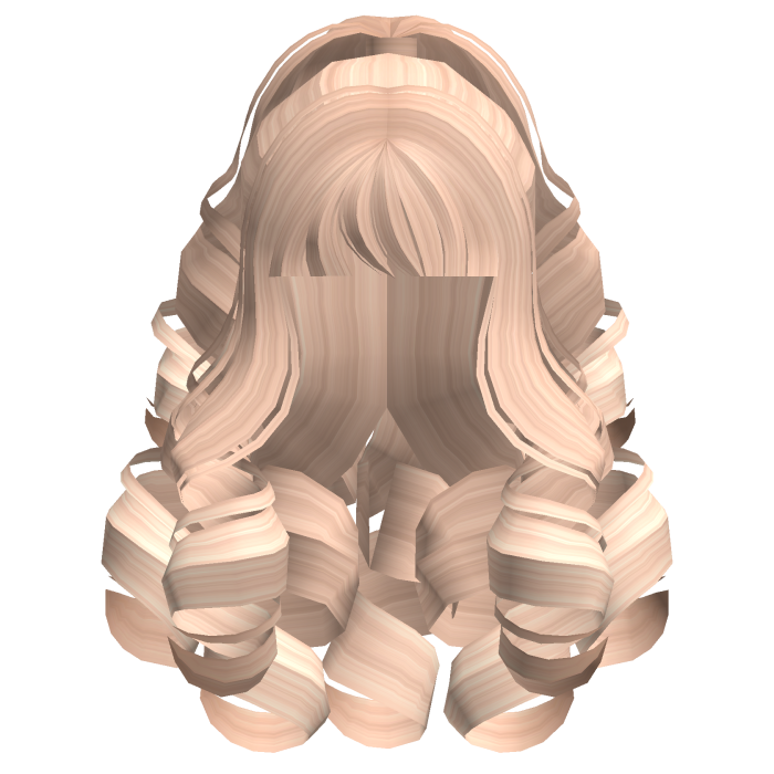 Fluffy Curly Pearl Ponytail Blonde