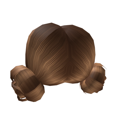 Double Buns in Brown