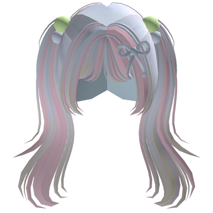 ღ : Cutie cotton candy hair w/ribbon Roblox item