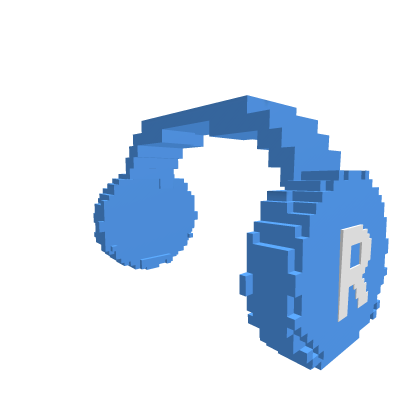 8-Bit Blue Clockwork Headphones thumbnail