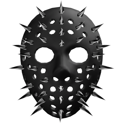 2000s Spiked Halloween Hockey Mask (Black) Roblox item