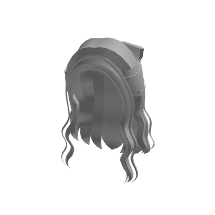 Blond Hair With Black Ribbon