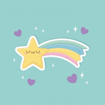 The cute Rainbow Stars