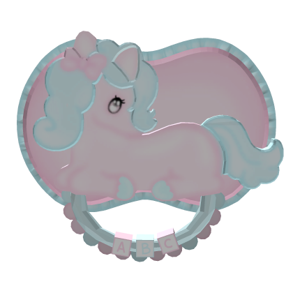 ♡ : °. unicorn abc's paci  .°