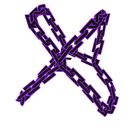 Dark Purple Body Chains Roblox item