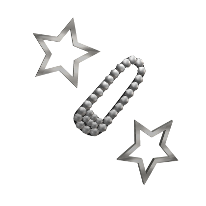 Y2K Diamond Star Hair Metal Clips