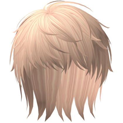 Messy Fringe Anime Boy Hair (Blonde) Roblox item