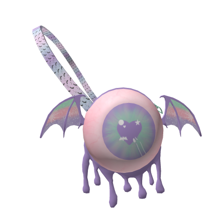 3.0 Pastel Goth Bat Eyeball Purse Halloween