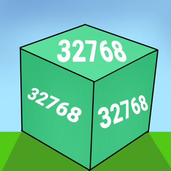 32768 Cube Merge game