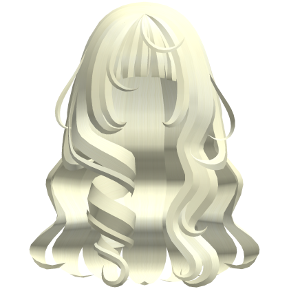 blonde cute messy wavy long princess hair