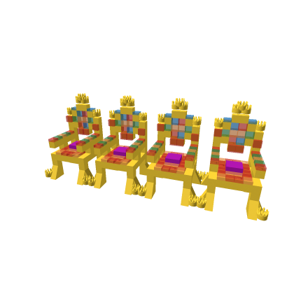 Rows of 4 special chiars