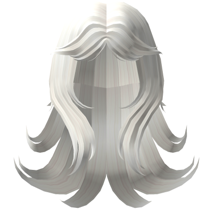 White Kawaii Spiked Anime Girl Hair Roblox item