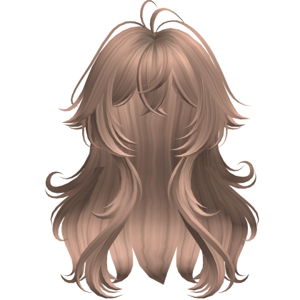 Swirly Layered Anime Girl Hair (Milktea) Roblox item