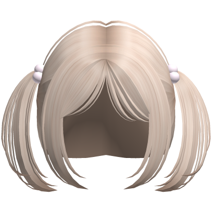 Cute Kawaii Moe Pigtails Hair Blonde