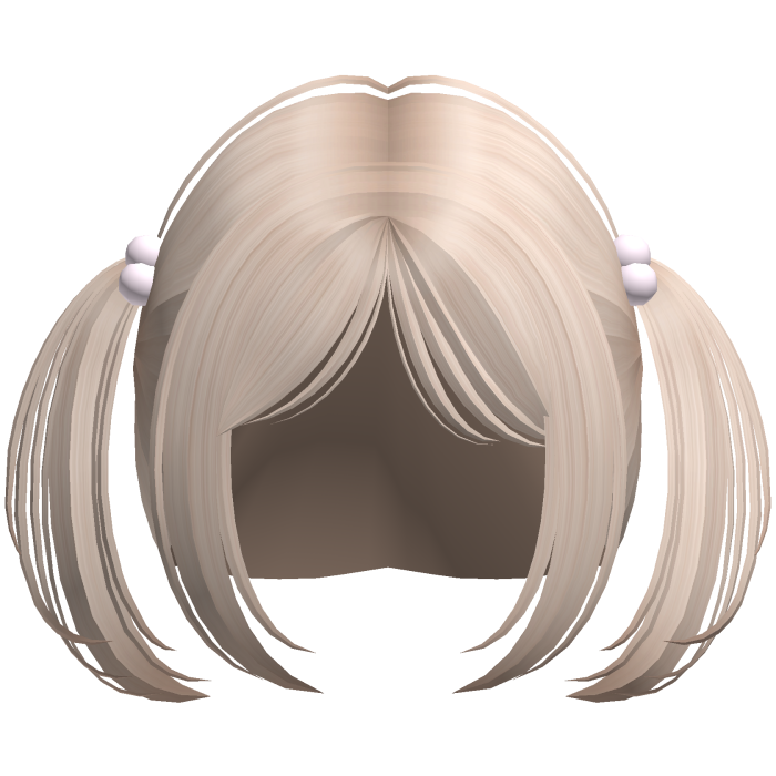 Cute Kawaii Moe Pigtails Hair Blonde