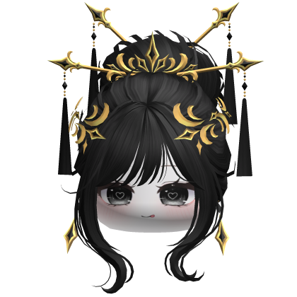 Elegant Traditional Empress Bun (Black)