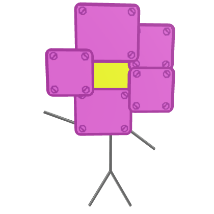 Robot Flower Shoulder Pal | BFDI/BFB/TPOT Roblox item
