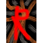 red with fire