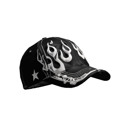 Black Flame Y2K Cap Roblox item
