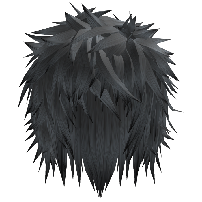 platinum grey gothic messy emo boy hair