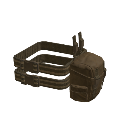 Left Tan Leg Pouch thumbnail