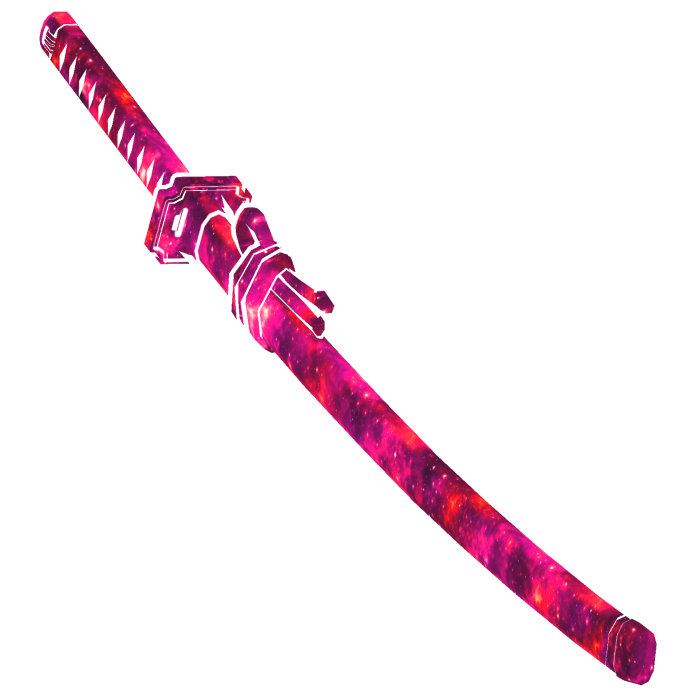 Cartoony Pink Galaxy Katana🌌