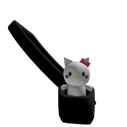 Kawaii Hello Kitty Plush Waist Bag with Pink Bow
