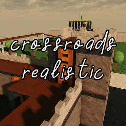 crossroads -  realistic icon