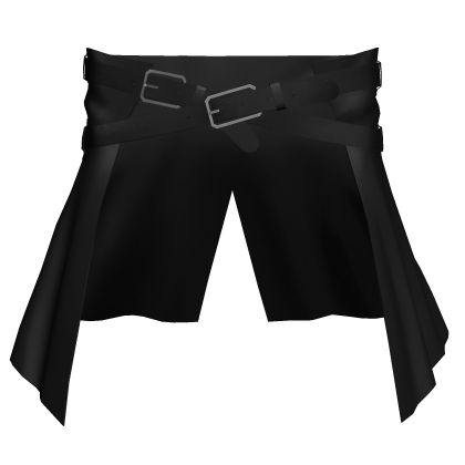 Black Waist Coat w/ 2 Belts [1.0]