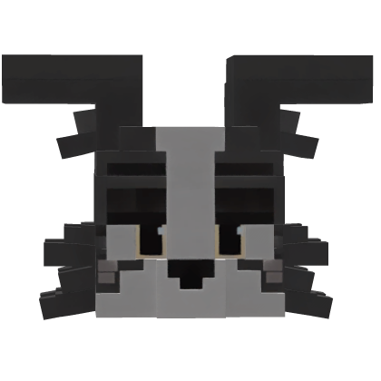 Pixel Border Collie Head