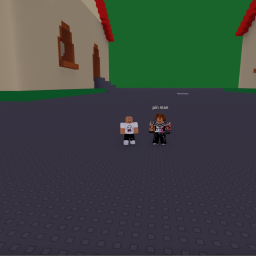 a baseplate with 2 houses