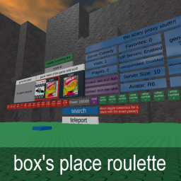 box's place roulette