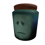 Boring Head inside an Old Majestic Jar