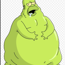 Survive Minty Green Homer Simpson!