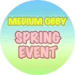 Complete the Medium Obby! (Spring Event 2026) Roblox badge thumbnail