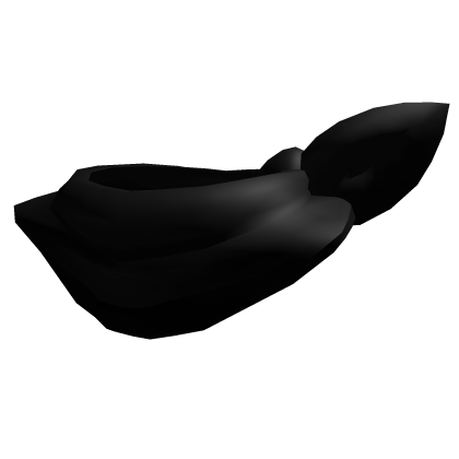 Black Bulky Goofy Scarf
