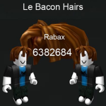 Le bacon hairs